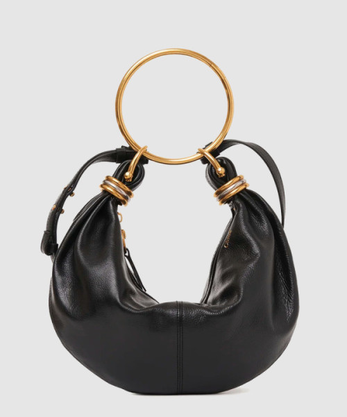 그레인드 가죽 Marcie 스몰 Bracelet 호보백 AS611