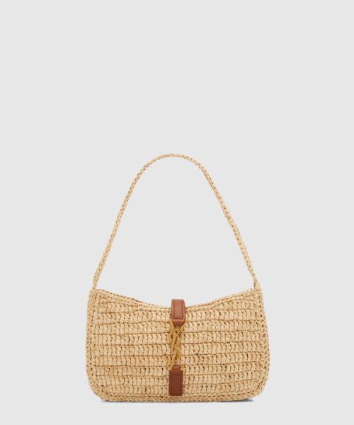 르 5 a 7 미니 숄더백 라피아 710318