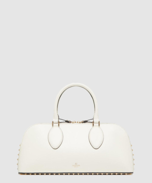 락스터드 이스트 웨스트 가죽 토트백