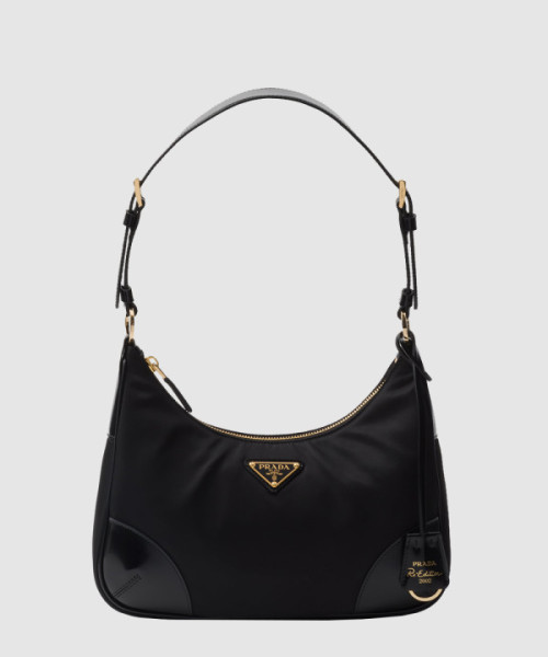 2005 리나일론 및 브러쉬드 가죽 숄더백 1BC214