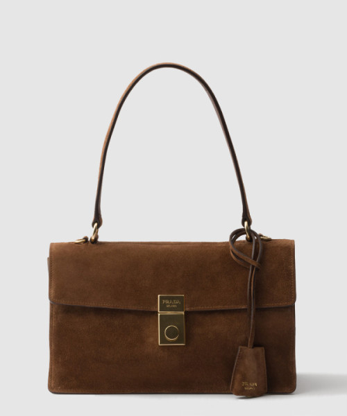 소프트 사운드 미디엄 스웨이드 숄더백 1BN023