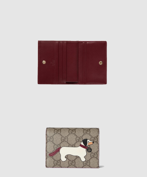 부엉이 디테일의 GG 미니 지갑 818767