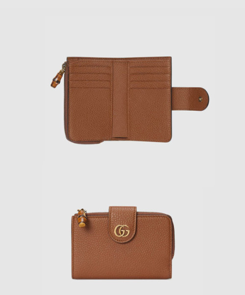 더블 G 뱀부 지갑 미디엄 739498