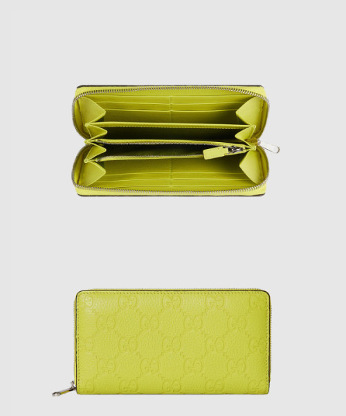 임프린트 집 어라운드 지갑 GG 가죽 835003