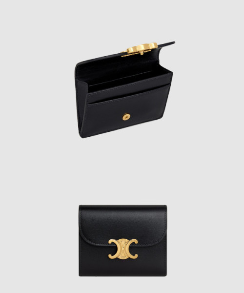 트리옹프 플랩 카드 지갑 샤이니  10I583