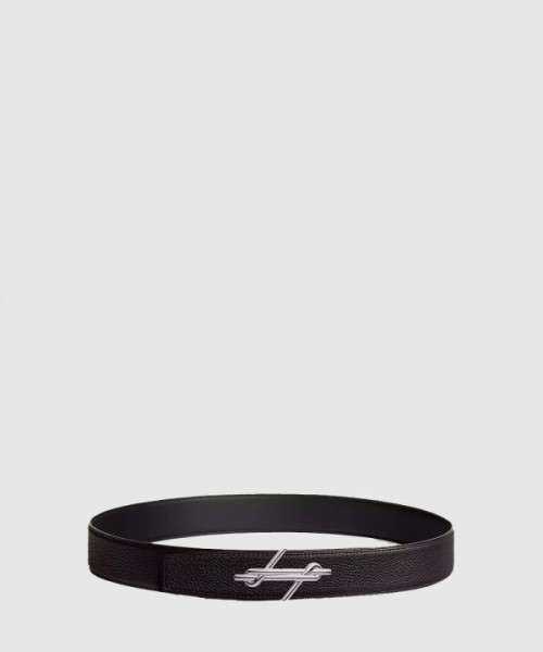 H Noue 벨트 버클 리버서블 가죽 스트랩