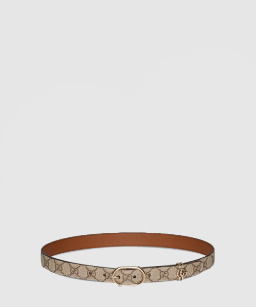 타원형 버클 GG 벨트 813004