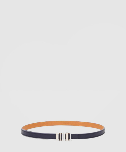 클래식 송아지 가죽의 둥근 소프트 벨트