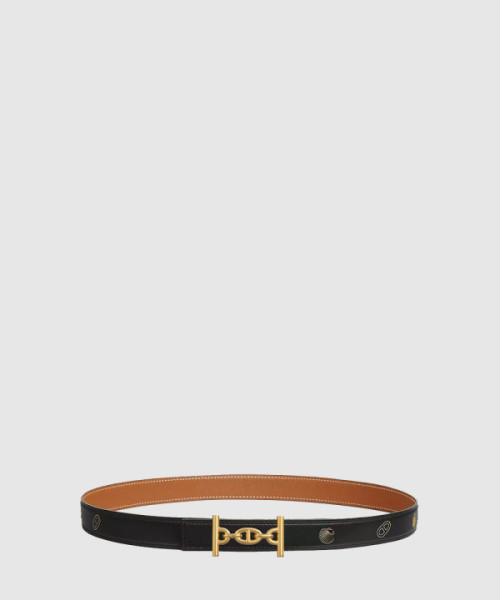 Lagune 벨트 버클 Hermes sur Mer 리버서블 가죽 스트랩